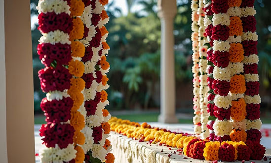 tanjore best garland decoration