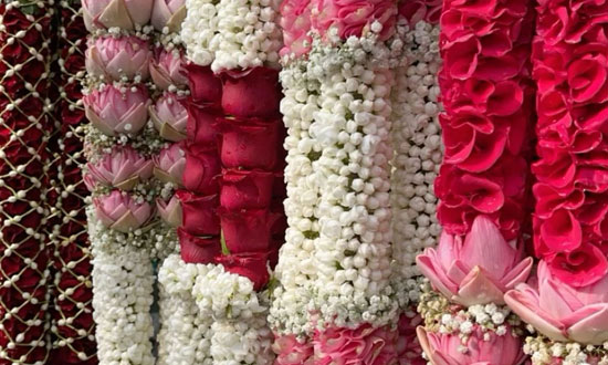 tanjore best garland decoration